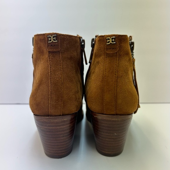 Sam Edelman Brown Suede Ankle Boots - Picture 3 of 9